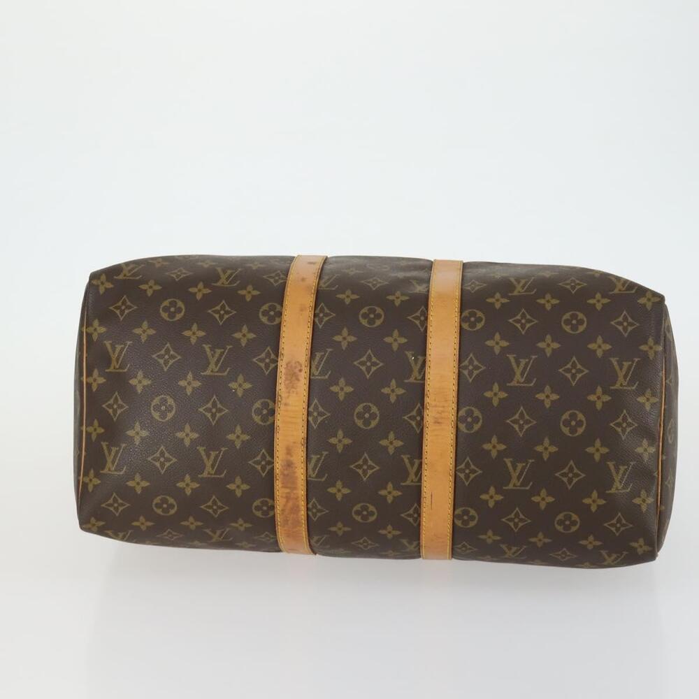 LOUIS VUITTON Monogram Keepall 45 Boston Bag M41428 LV Auth 156591 - Picture 5 of 16